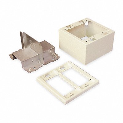 LEGRAND V2444D2A Divided Device Box Ivory Steel Boxes