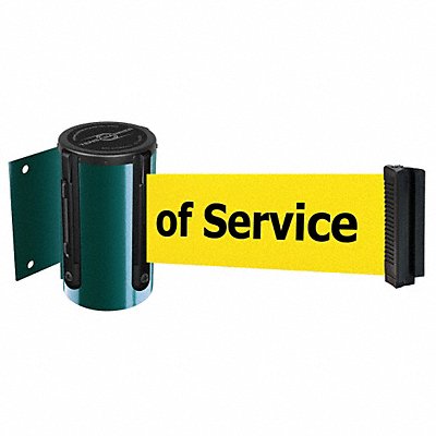 TENSABARRIER 896STD28MAXNOYEXC D0095 Belt Barrier Green Belt Color Yellow