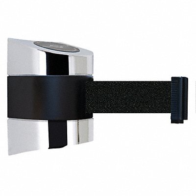 TENSABARRIER 89715S1PNOB9XC D0101 Belt Barrier Chrome Belt Color Black