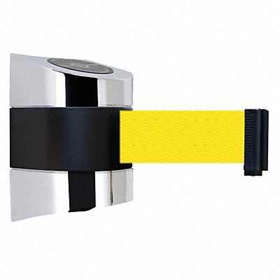 TENSABARRIER 89715S1PNOY5XC D0101 Belt Barrier Chrome Belt Color Yellow