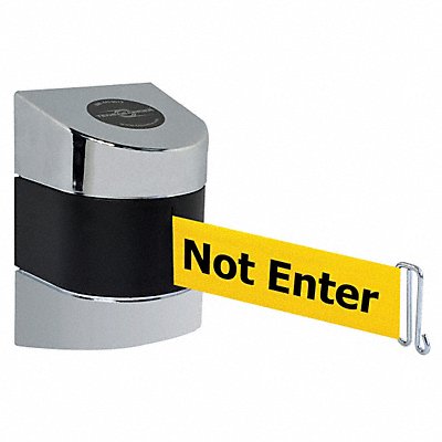 TENSABARRIER 89715W1PNOYAXA D0102 Belt Barrier Chrome Belt Color Yellow
