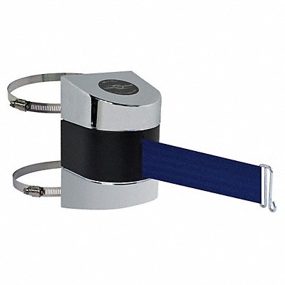 TENSABARRIER 89715C1PNOL5XA D0107 Belt Barrier Chrome Belt Color Blue
