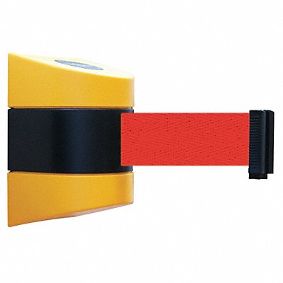 TENSABARRIER 89715S35NOR5XC D0103 Belt Barrier Yellow Belt Color Red