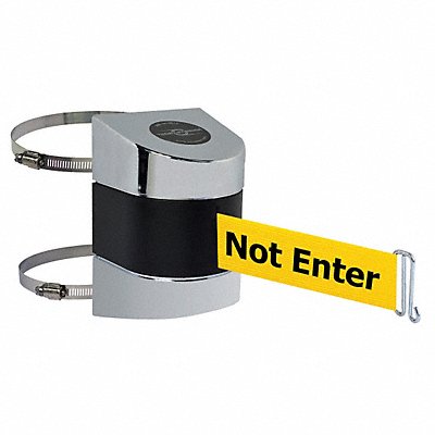 TENSABARRIER 89724C1PNOYAXA D0122 Belt Barrier Chrome Belt Color Yellow