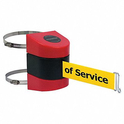 TENSABARRIER 89724C21NOYEXA D0124 Belt Barrier Red Belt Color Yellow