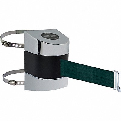 TENSABARRIER 89730C1PNOG6XA D0134 Belt Barrier Chrome Belt Color Green