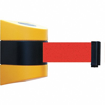 TENSABARRIER 89730S35NOR5XC D0129 Belt Barrier Yellow Belt Color Red