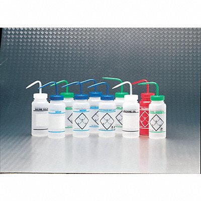 SP SCIENCEWARE F116460614 Wash Bottle Std 16 oz Soap Blue PK6
