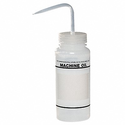 SP SCIENCEWARE F116460459 Wash Btl Std 16 oz Machine Oil Wht PK6