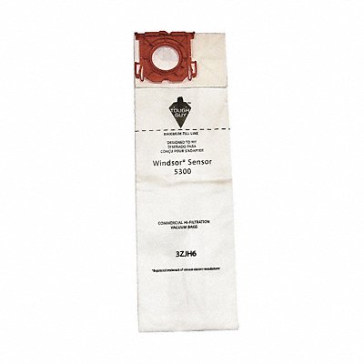 TOUGH GUY 3ZJH6 Vacuum Bag Paper 3-Ply Reusable PK10