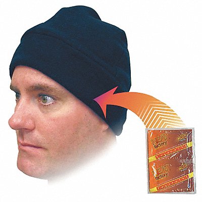 HEAT FACTORY 586BK Beanie Cap Black Universal