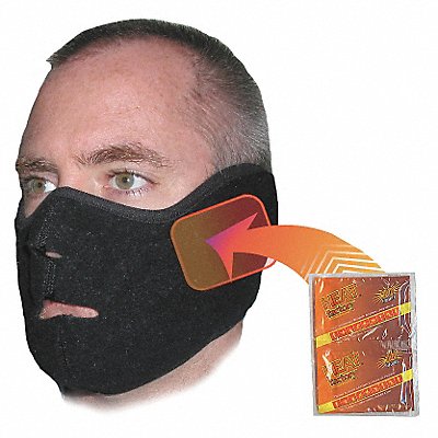 HEAT FACTORY 1780BK Face Mask Black Universal