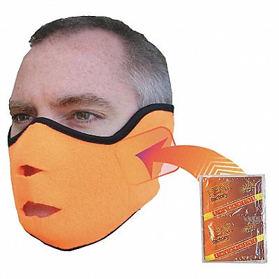 HEAT FACTORY 1780BO Face Mask Orange Universal