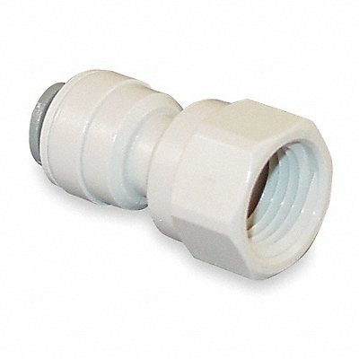JOHN GUEST PI450822S10PK Adaptor 1/4 In Tube OD PK10