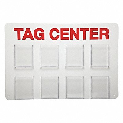 BRADY TC8 Tag Centre Unfilled 15-3/4 in H