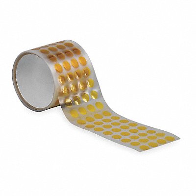 TAPECASE 16U711 FilmTape 1/4inx1/4in Amber 2.5mil PK1000