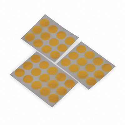 TAPECASE 16U720 Film Tape 1 in x 1 in Amber 2.5 mil PK50