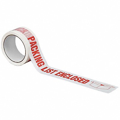 TAPECASE 15C754 Carton Sealing Tape Red Hot Melt Resin