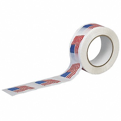 TAPECASE 15C764 Carton Sealing Tape Blue Red