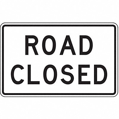 LYLE R11248HA Road Closed Traffic Sign 30 x 48