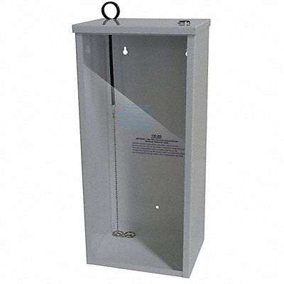 GRAINGER 3ZV09 Fire Extinguisher Cabinet White Steel