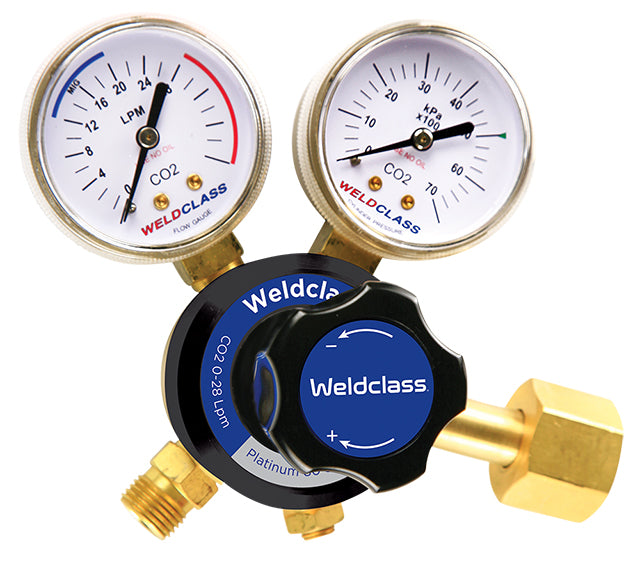 Weldclass 4-CO2R1 Regulator CO2 PLATINUM 0-28 LPM