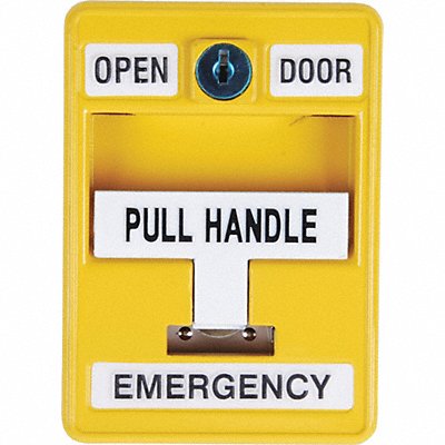 DORTRONICS 6510YLS35 Emergency Pull Station 30VAC/DC Yellow