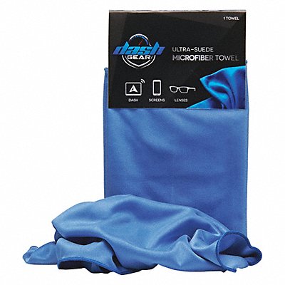 DASH GEAR 87001 Microfiber Cloth Blue 12 x 12 Size