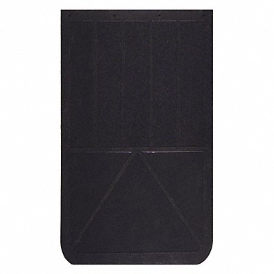 BUYERS PRODUCTS B36LP Mud Flaps Black Rubber 36 L x 24 W PR