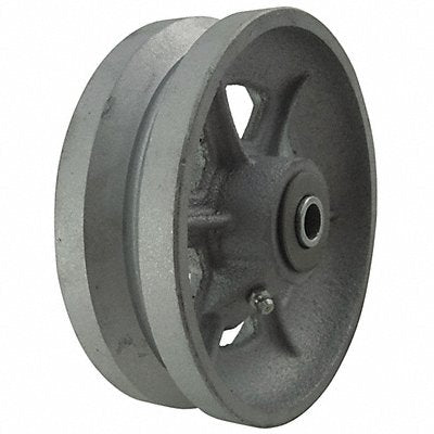 GRAINGER 400K37 V-Groove Track Wheel 6 Wheel Dia