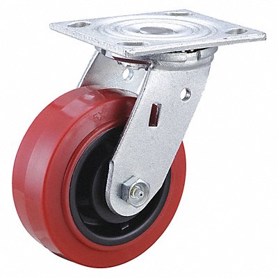GRAINGER 400K50 Standard Plate Castor Swivel 750 lb.