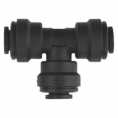JOHN GUEST PP0208E Union Tee Black 1/4 Tube Size PK10