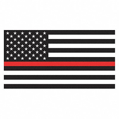 ANNIN CO. 3969 Thin Red Line Flag 3 ft x 5 ft