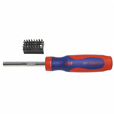 WESTWARD 401K73 Multi-Bit Screwdriver NumBits 32