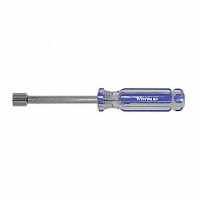 WESTWARD 401L23 Solid Round Nut Driver 3/8 in