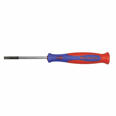 WESTWARD 401L52 Prcsion Slotted Screwdriver 5/32 in
