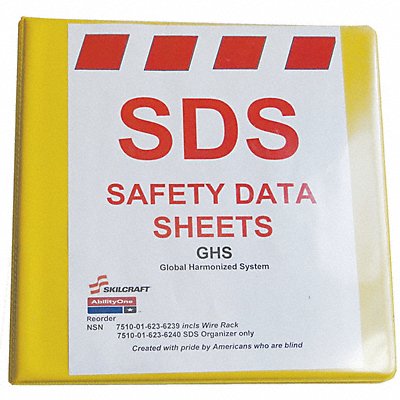 ABILITY ONE 7510020000000 SDS Safety Data Sheets Binder English
