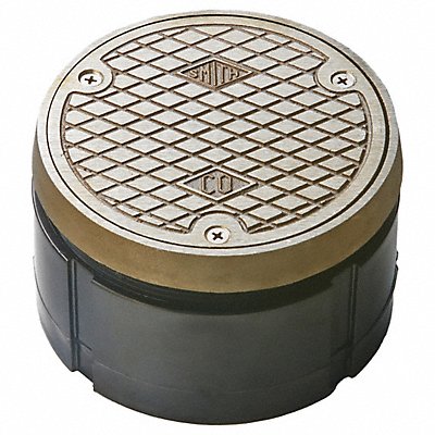 JAY R. SMITH MFG. CO 4020NBTOP4NS Floor Cleanout Nickel Bronze 5-3/4 in.