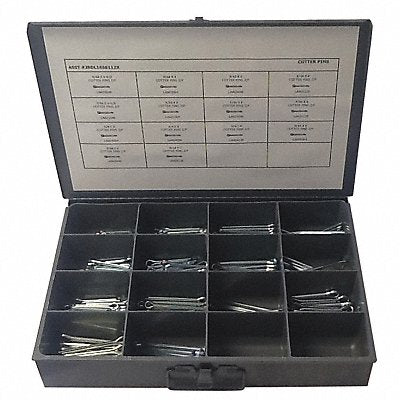 GRAINGER JBDL16S6112X Pin Assortment 14 Sizes 225 pcs.
