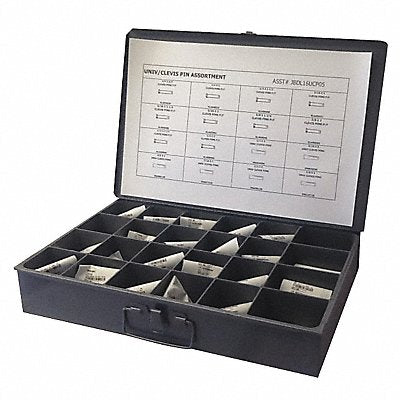 GRAINGER JBDL16UCP05 Pin Assortment 16 Sizes 80 pcs.