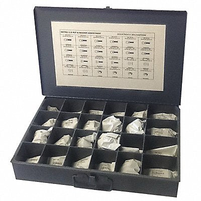 GRAINGER JBDL24AAPWNW HexHeadCap Screw Assortment No ofPieces 780