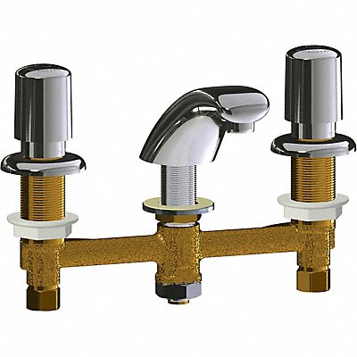 CHICAGO FAUCETS 404765ABCP Handle-Operated Faucet Deck Manual Metal