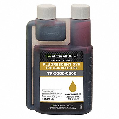 TRACERLINE TP33800008 Fluorescent Leak Detection Dye Yellow
