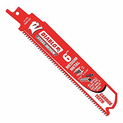 DIABLO DS0610CF3 Reciprocating Saw Blade TPI 10 PK3