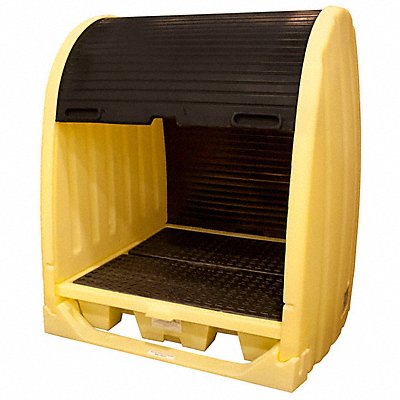 ENPAC 4064YED 4-Drum Spillpallet w/Drain