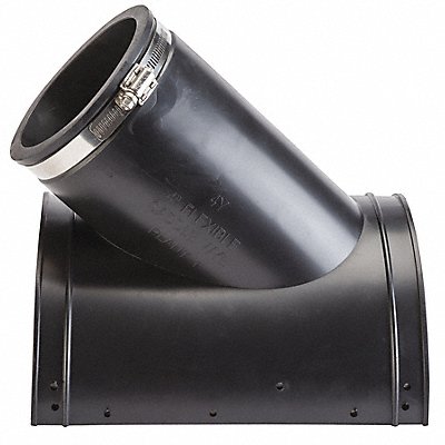 GRAINGER DXWS4 Flexible Tap Saddle Wye PVC 4 Pipe Size