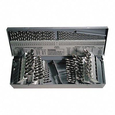 CLEVELAND C01330 Jobber Drill Set 115 pc HSS