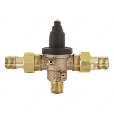 BRADLEY S594007 Thermostatic Mixing Valve Brass 8 gpm