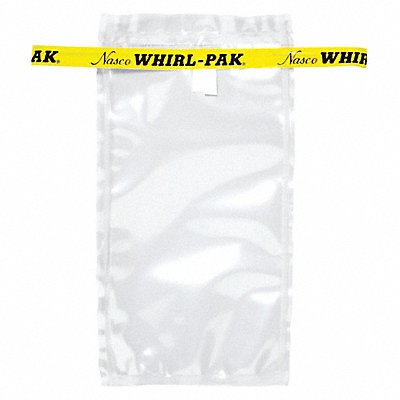 WHIRL-PAK B00992 Sampling Bag 7 fl oz 7 in 3.8 in PK500