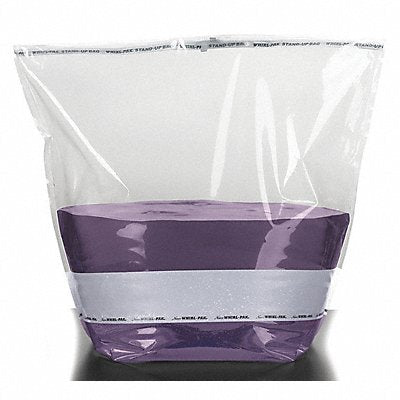 WHIRL-PAK B01542 Sampling Bag 1.08 gal 15 in 15 in PK100